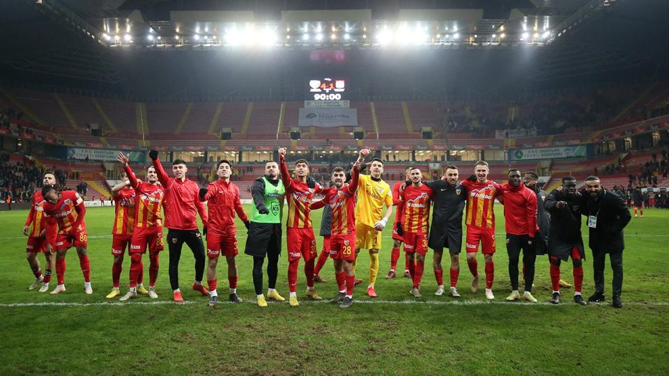 Kayserispor son 5 sezonun en iyi ilk yarı performansını sergiledi
