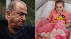Enkazdan kurtarılan Bensu, Fatih Terim’le görüştü