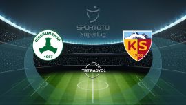 Giresunspor Kayserispor’u ağırlayacak