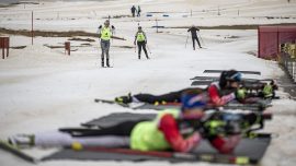 Biatlon Türkiye Şampiyonası Erzurum’da başladı