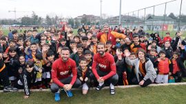 Galatasaraylı futbolculardan “Biz Beraberiz” futbol turnuvasına destek