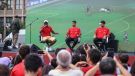 Milliler Eskişehir’de taraftarla buluştu