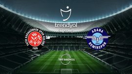 Fatih Karagümrük Adana Demirspor’u ağırlıyor
