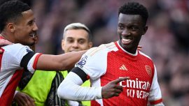 Nketiah “hat trick” yaptı Arsenal farklı kazandı