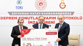 Galatasaray’dan deprem bölgesine 300 kalıcı konut