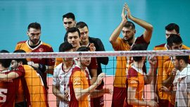 Voleybol’da Galatasaray Penzügyör SE’yi mağlup etti